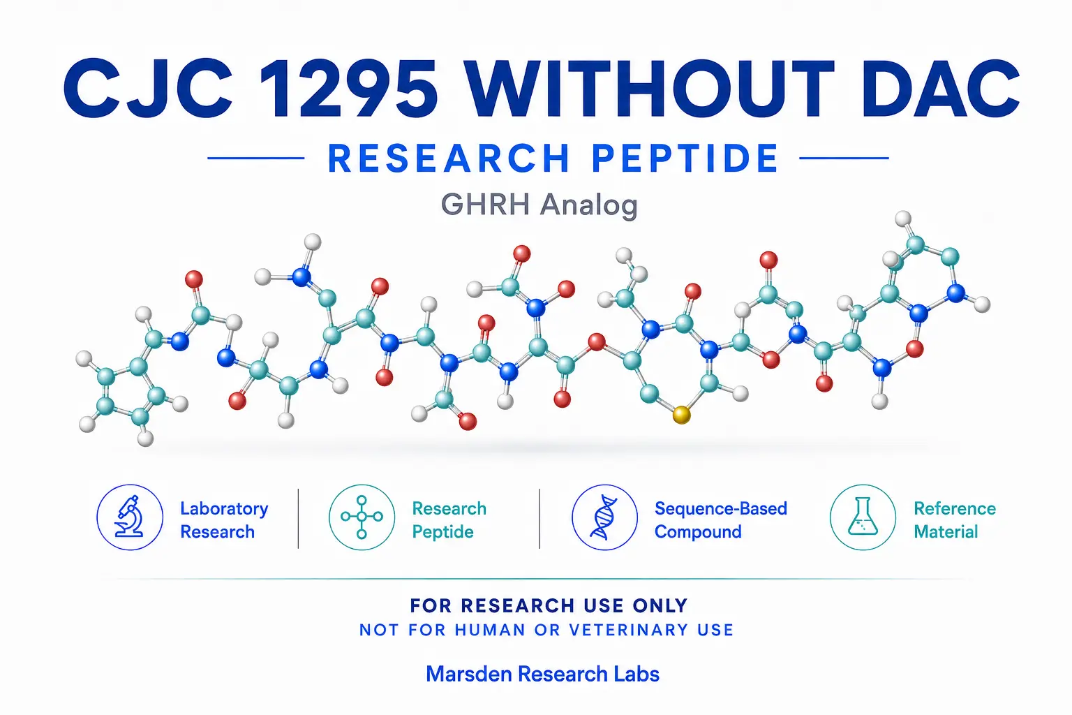 CJC 1295 without DAC research reference image