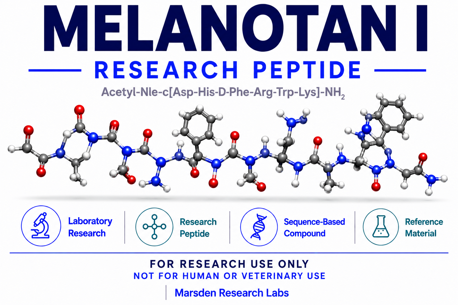 Melanotan I research reference image