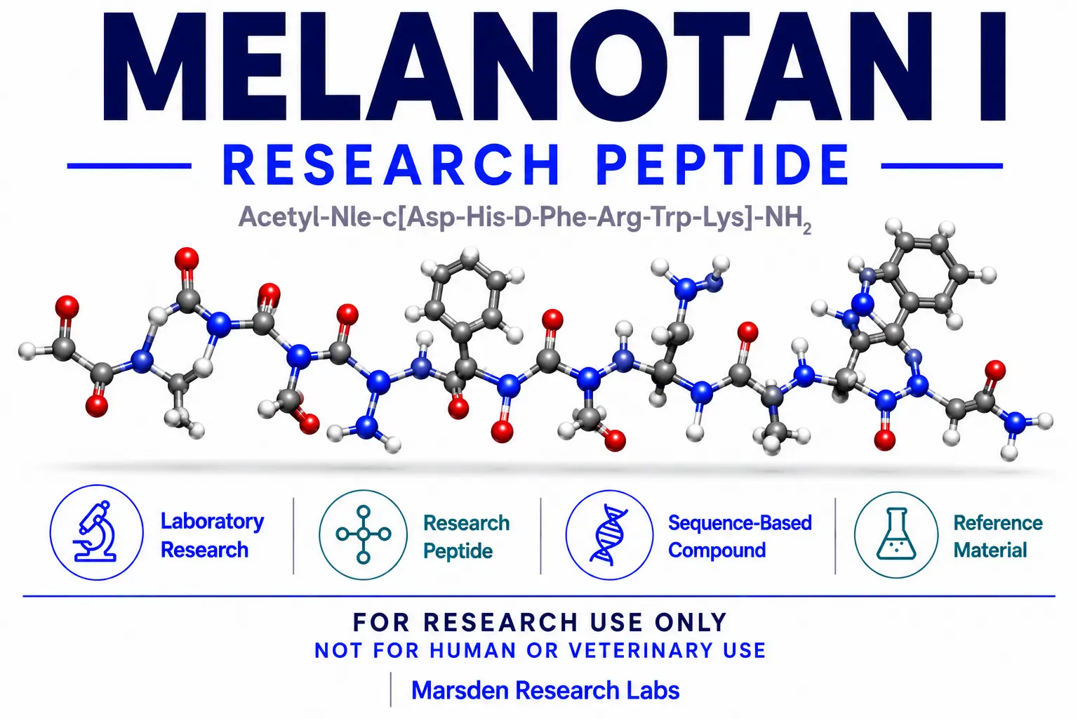 Melanotan I research reference image
