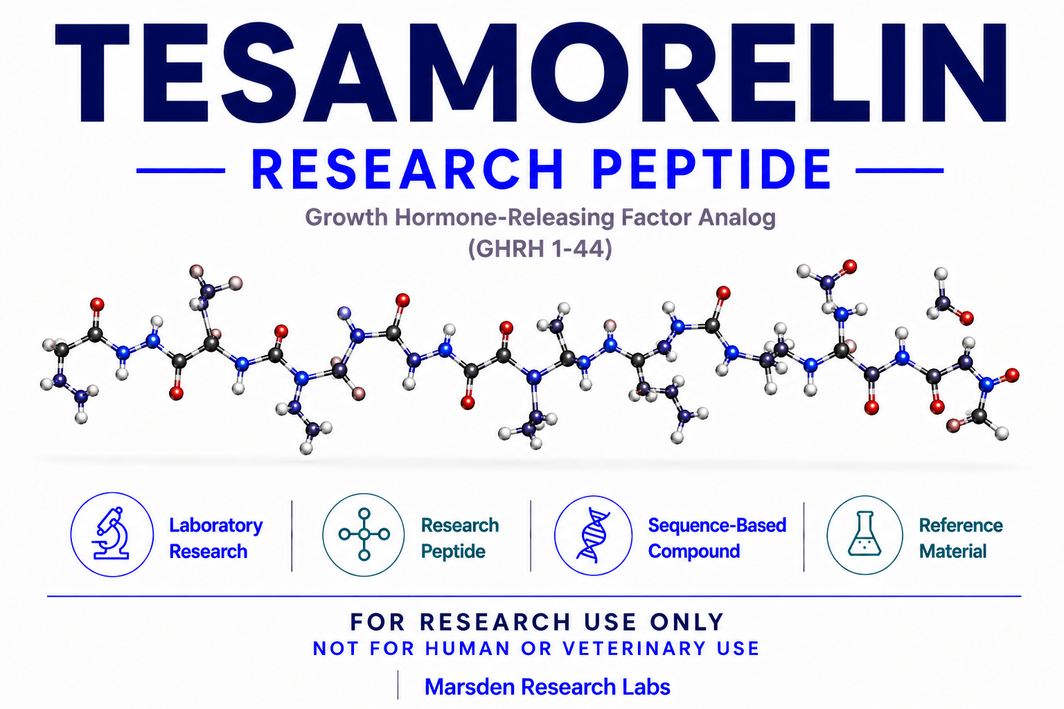 Tesamorelin research reference image