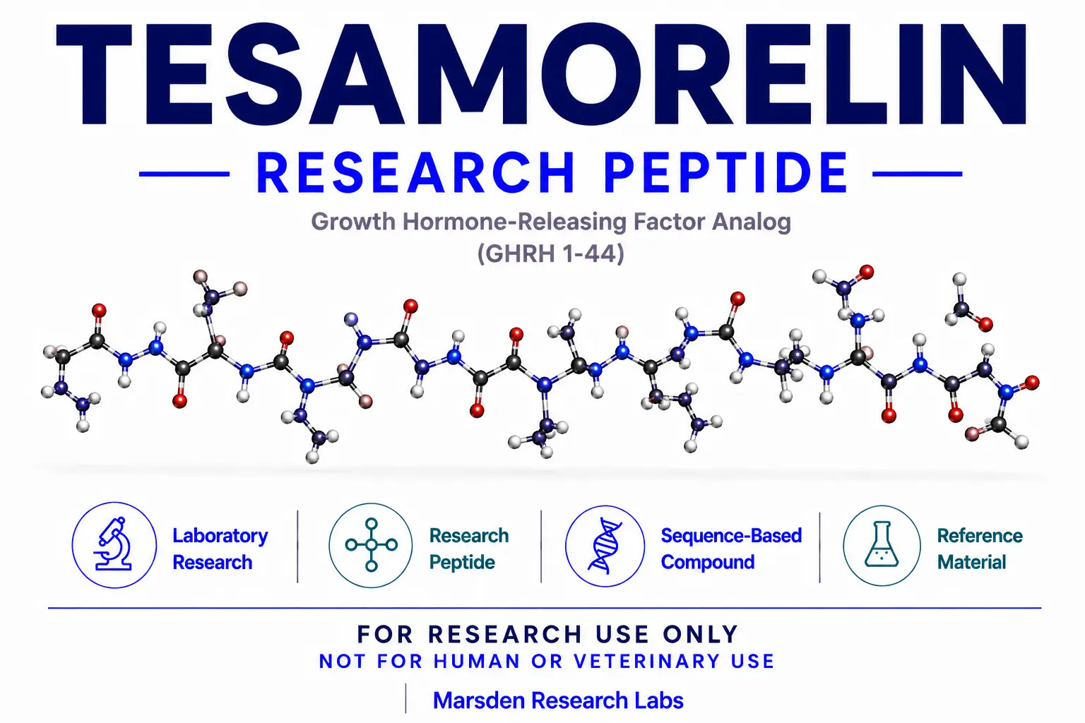 Tesamorelin research reference image